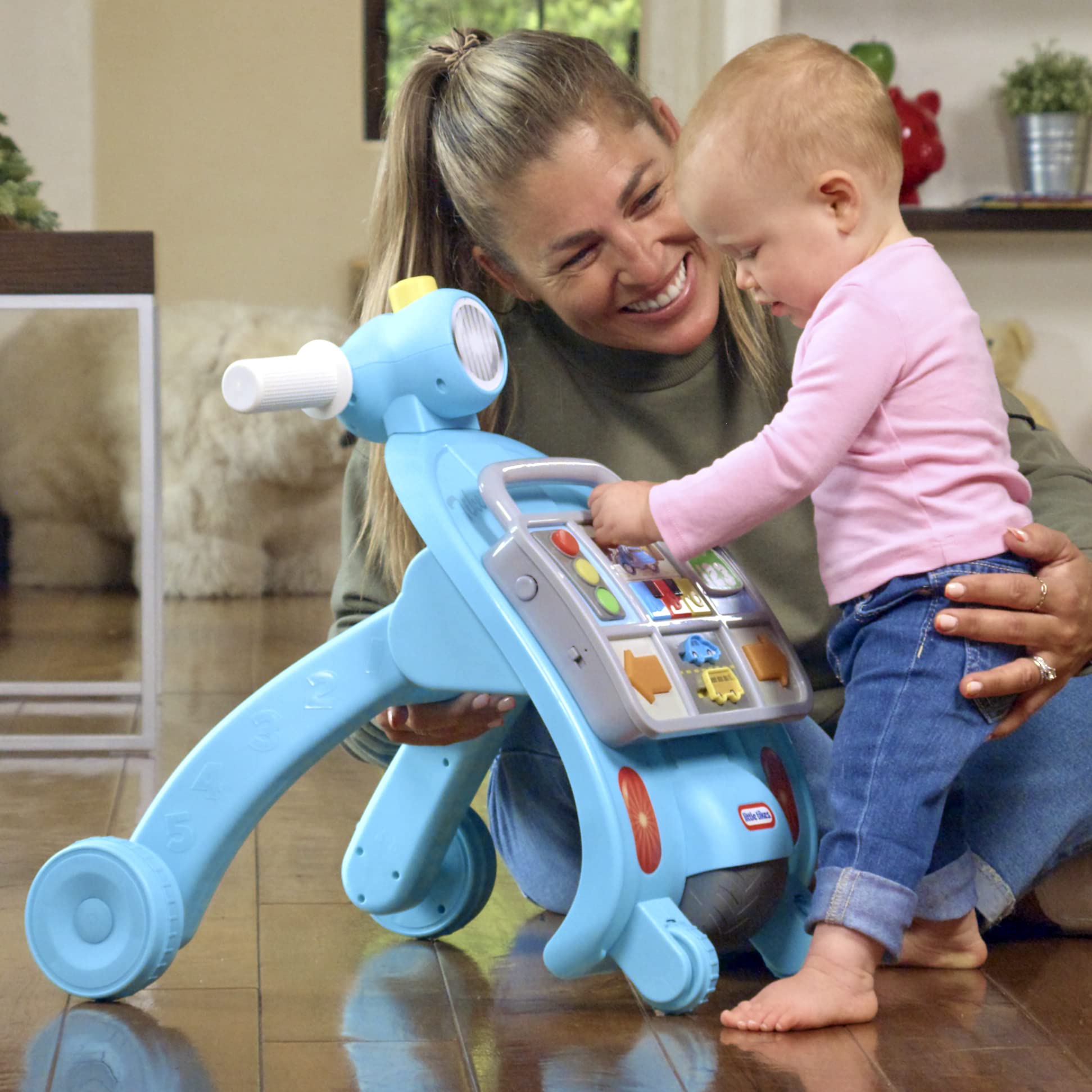 Little Tikes Learn & Play Learning Lane Activity Walker, Sit-to Stand, Walking, Sounds, Learning, Sound Effects, Gift & Travel Toy for Babies Infants