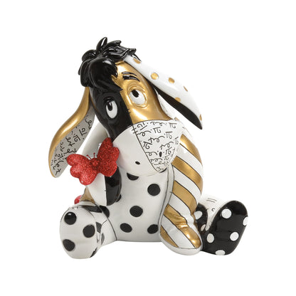 Enesco Disney Britto Winnie the Pooh Eeyore Butterfly Midas Figurine, 6.38 Inch, Multicolor