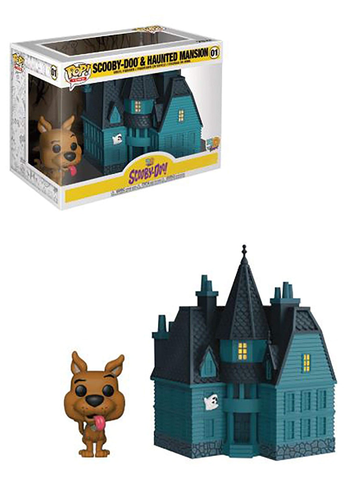 Funko Pop! Town: Scooby Doo - Haunted Mansion, Multicolor
