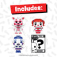 Funko Bitty POP! 4 Pack: FNAF - Ballora, Funtime Foxy, Baby + Surprise