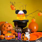 Andi Cppss 3PCS Halloween Mouse Wooden Table Centerpieces, Trick or Treat Sign Table Top Decor, Boo Sign Table Centerpiece for Halloween, Happy