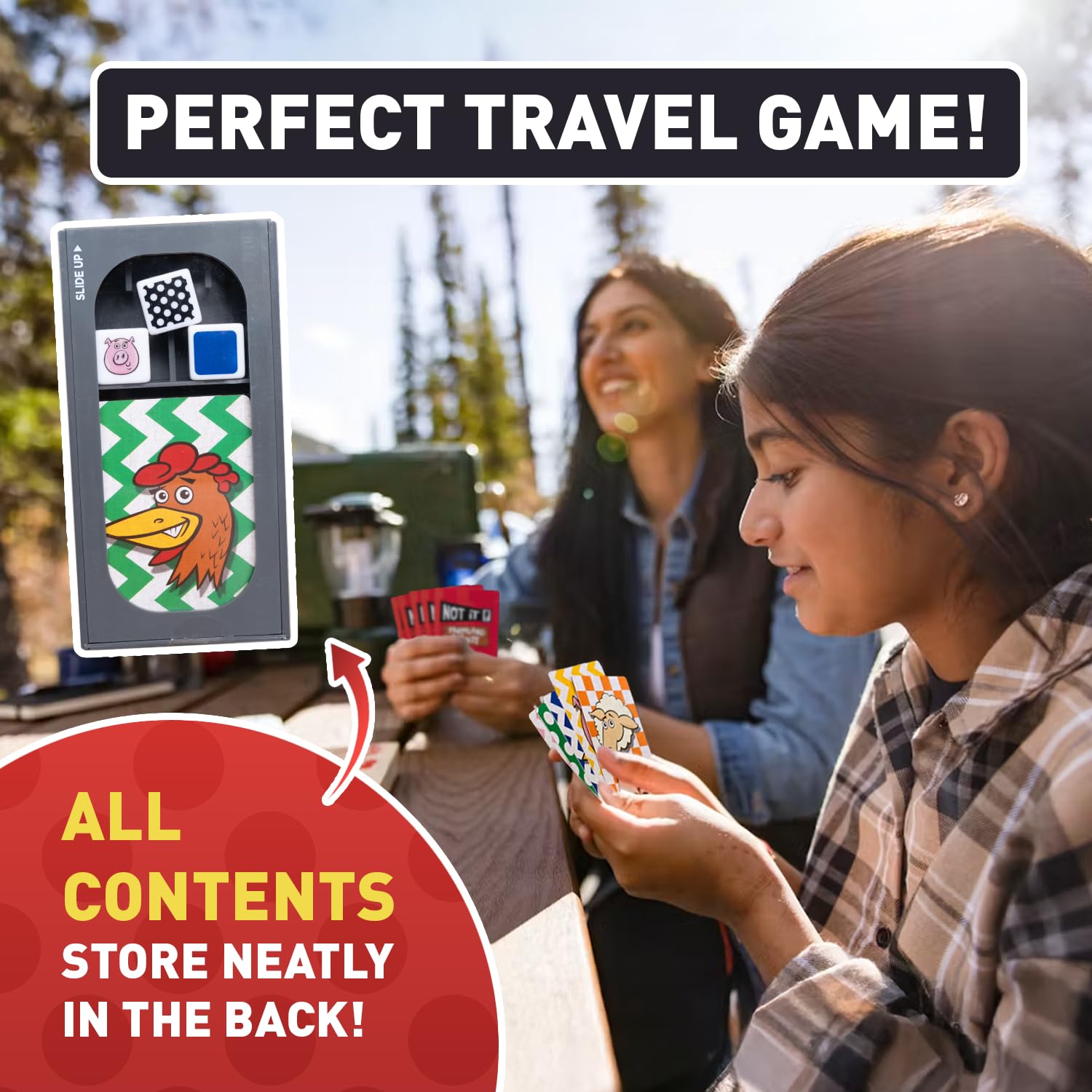 Not It - Farmland Frenzy Card Game | Fast-Paced Family Party Game for Kids & Adults | Fun Travel Card Game for Family Game Night | 3+ Players | Ages