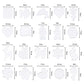 20 Pieces 5mm Fuse Beads Pegboards Clear Animal Shape Plastic Pegboards Craft Tray with 20 Pieces Colorful Cards for Kids DIY Craft Beads