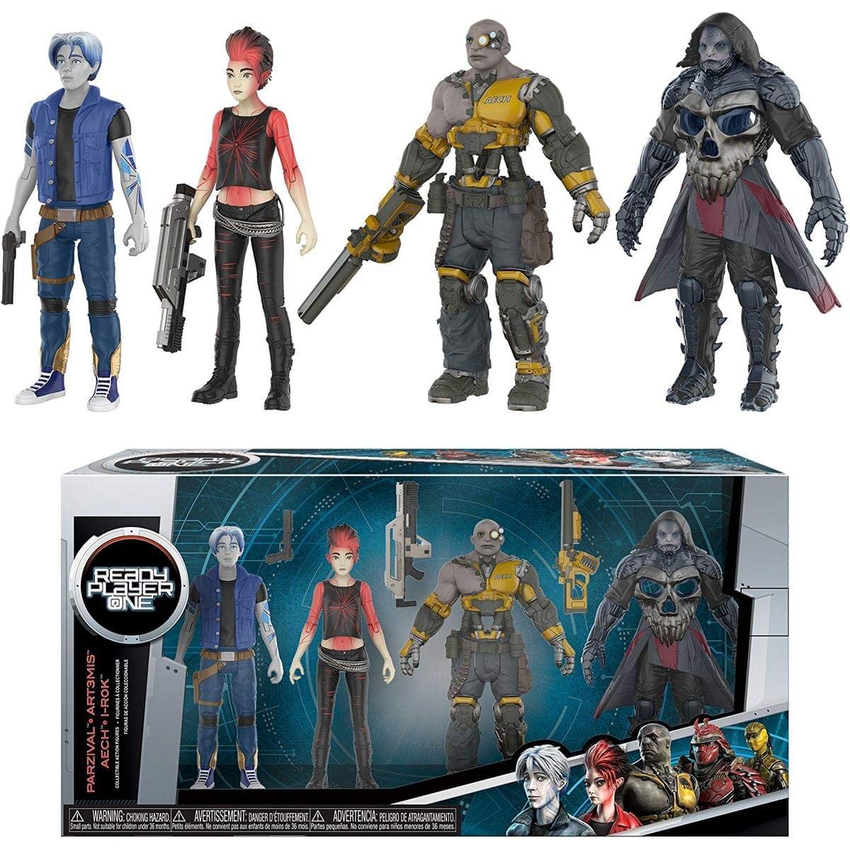 Funko Action Figure: Ready Player One - Parzival, Aech, Art3mis, I-R0k Collectible Toy