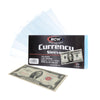 BCW Regular Bill Currency Sleeves - 200 Pack | Thin, Low-Bulk, Acid-Free Polypropylene Sleeves for US Paper Currency | Clear Protective Sleeves for