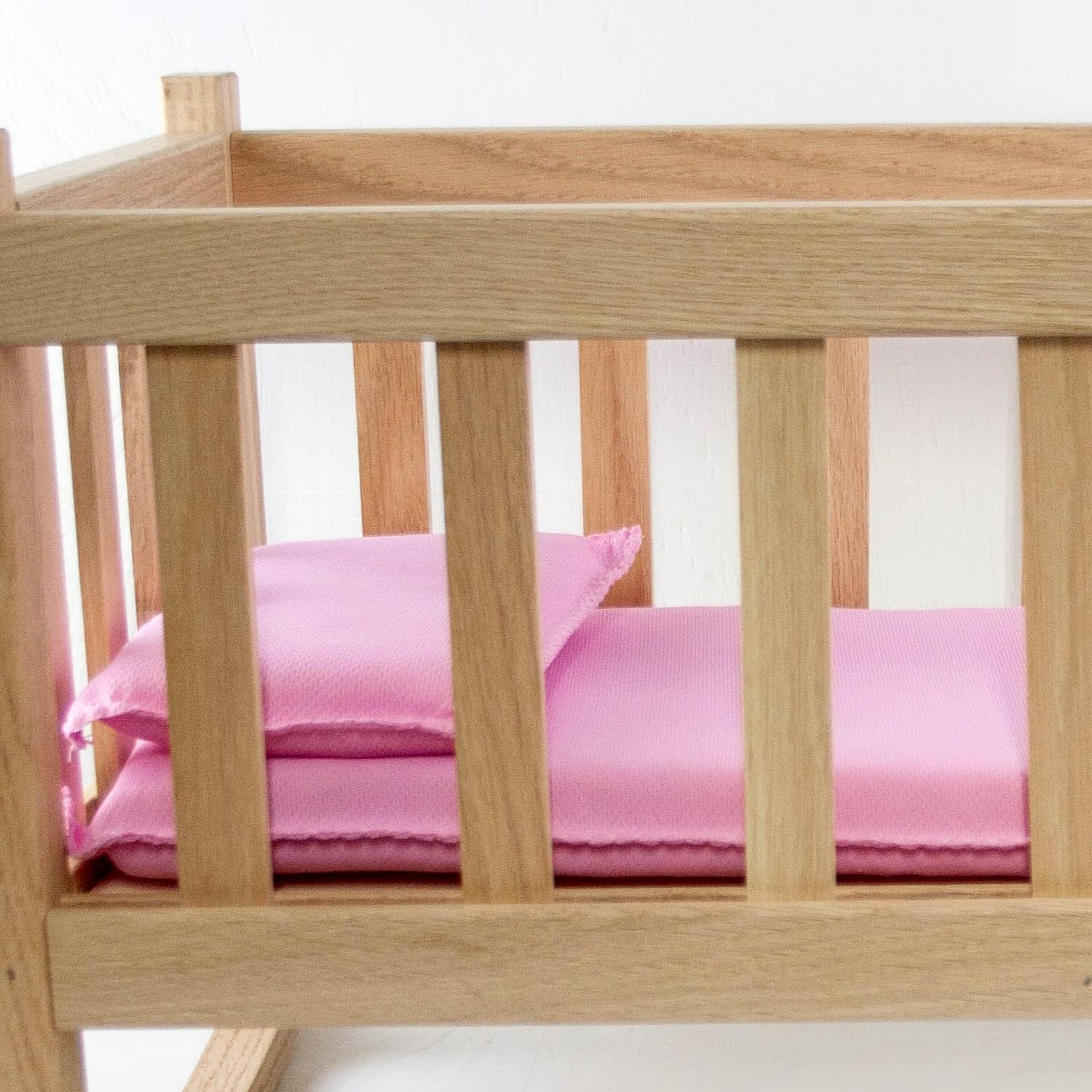 Eli & Mattie Bedding for Doll Bed, Mattress and Pillow Check Dimensions can use for Cradle Bunk Beds Amish Made, Pink