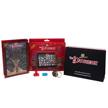 365 Adventures: The Dungeon (2026) Calendar - Year-Long Solo Quest Board Game, Strategic Dice Rolling & Exploration for Kids & Adults, Ages 14+, 1+