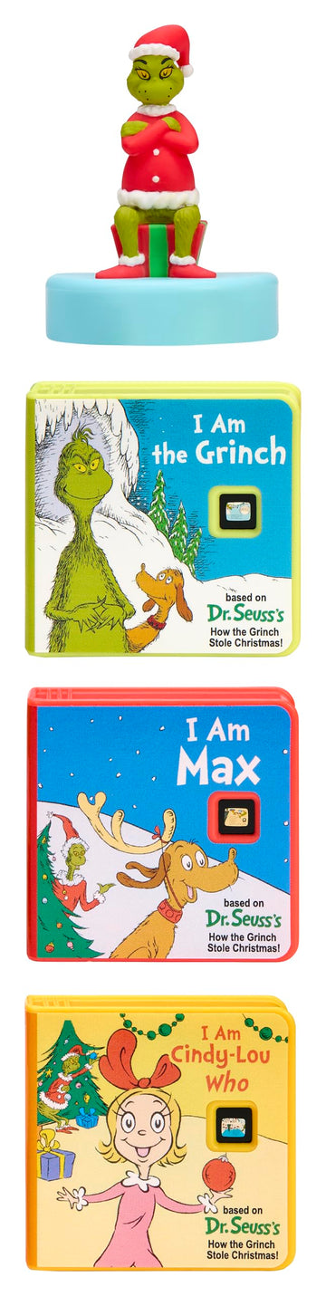 Little Tikes Story Dream Machine Dr. Seuss Grinch Collection, Storytime, Books, Audio Play Character, Gift and Toy for Toddlers and Kids Girls Boys
