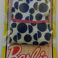 Barbie Pink Belted Blue Polk-A-Dot Dress