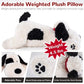 meowtastic Dog Weighted Stuffed Animals, Plush Pillow for Kids