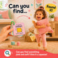 Tiny Mind Club Indoor Scavenger Hunt Cards for Toddlers Ages 3-5, Screen-Free Montessori Learning Game & Educational Flash Cards, At-Home Activity, 20
