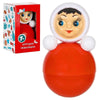 AEVVV Classic Red Nevalyashka Roly-Poly - Durable, Interactive Cute Musical Gift, 4.3-Inch - Russian Item in Elegant Box