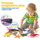 BIWASE Ocean Sea Animal Figure Toys for Kids 3-5, Realistic Sea Life Figures Animal Creature Sand Toys Beach Bath Playset Include Shark Whale Corals