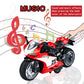 CYYSFIVQZ Toy Motorcycle,Pull Back Motorcycle Toy with Sounds and Lights,1:12 Scale Motorcycle Model Toy for Kids, Pull Back Vehicle for Age 3+ Year