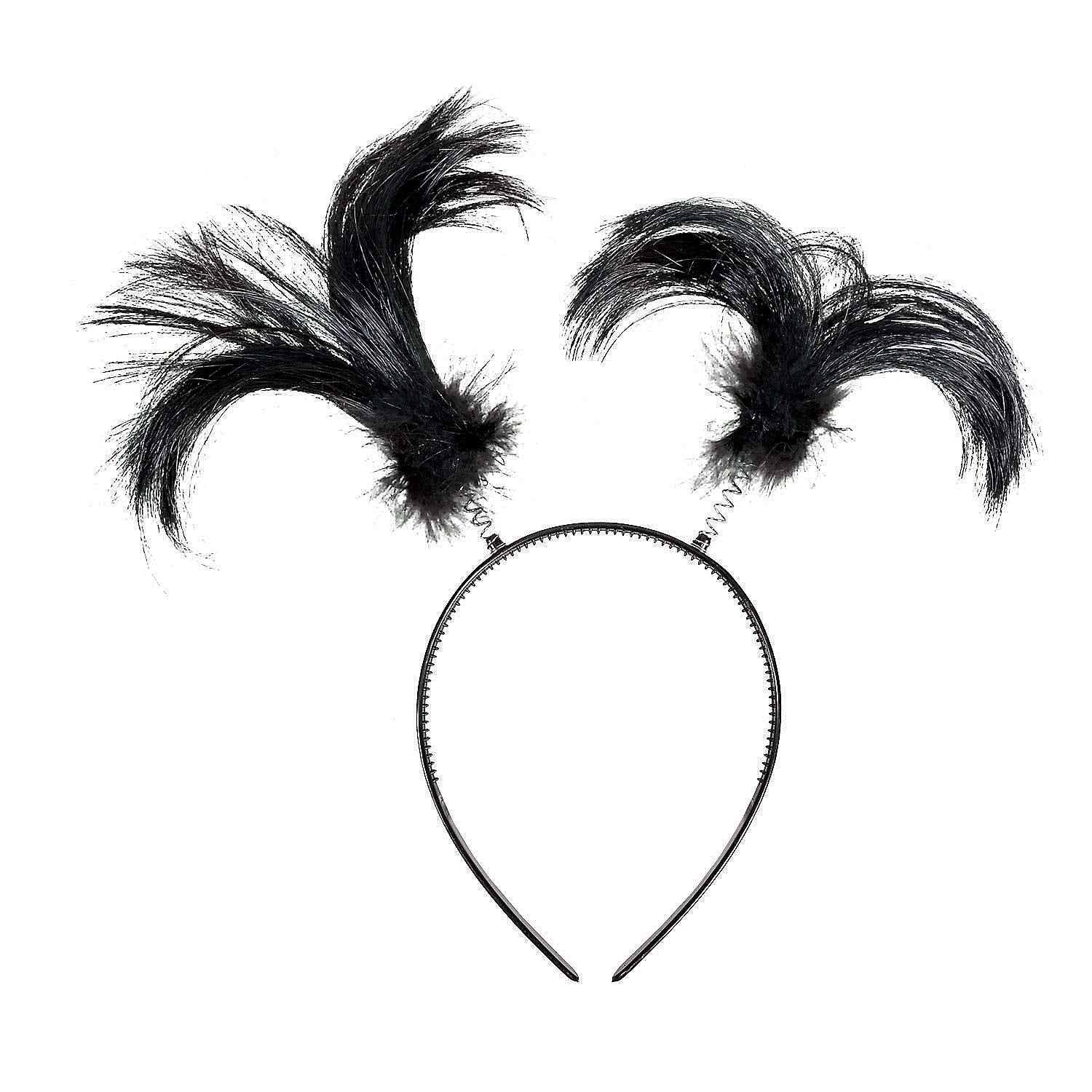Fun Express - Team Spirit Head Boppers Black 1 pc - Apparel Accessories - Hats - Head Boppers - 1 Piece