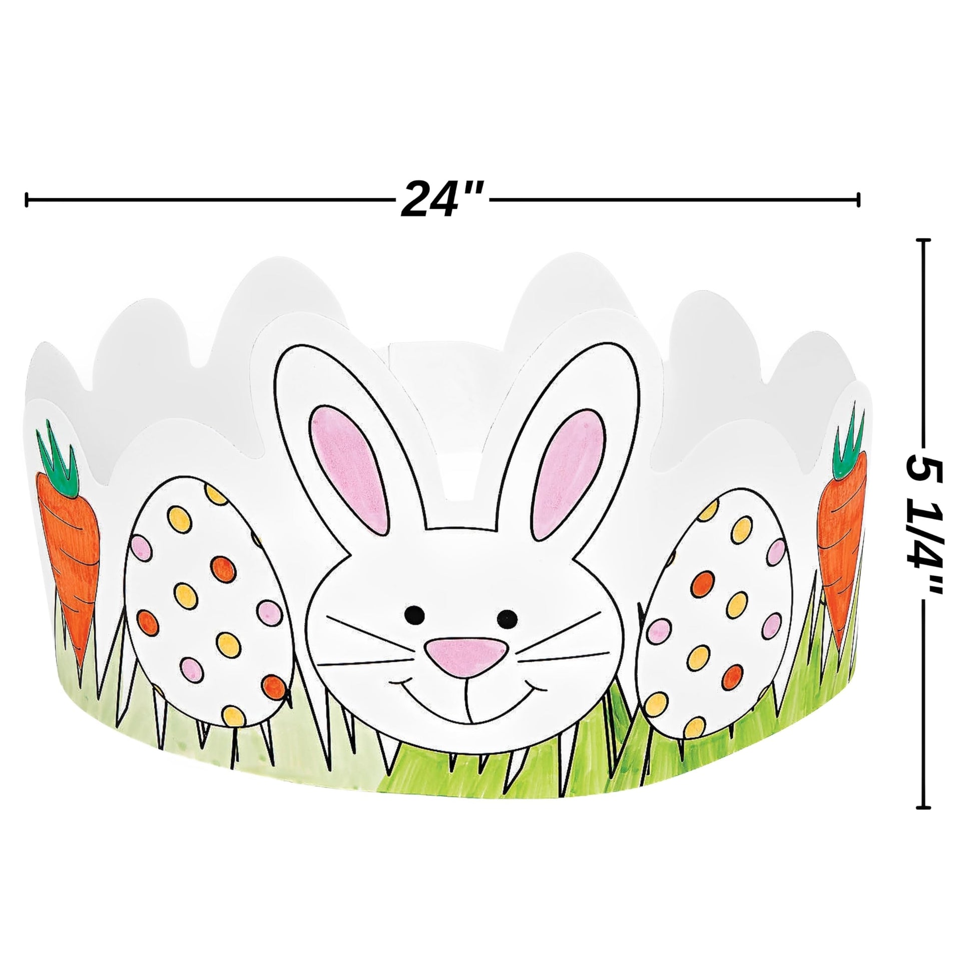 Color Your Own Easter Crowns - Makes 12 - DIY Crafts for Kids and Fun Home Activities