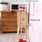 1Set Red Miniature Model Microphone with Stand,1:12 Dollhouse Models, Mini Decortion Furniture Microphone 3.66 in.