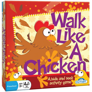 Walk Like A Chicken - No Reading Required, Hide & Seek Role-Playing Activity Game, Preschool & Kids, Children's Social & Physical Developmental Game