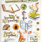 Paper House Productions Die-Cut Dimensional & Foil Accent Scrapbook Sticker Sheet - Sweet Baby, 3-Pack
