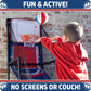 Pop-A-Shot Lil’ Pop Plus | Kids Electronic Arcade Basketball Hoop Ages 3+