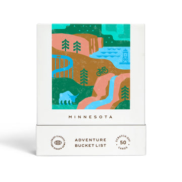 Minnesota Adventure Bucket List: 50 Scratch-Off Cards Featuring Minnesota Tourist Attractions, Outdoor Activities, and Road Trips - Perfect Experience
