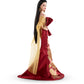 Barbie Signature Lunar New Year Fashion Doll Wearing Red Dress with Golden Peony Print, Collectible Holiday Toy