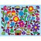 Flower Garden Sticker Scene - 12 Backgrounds and 12 Sticker Sheets - Spring Classroom Activities
