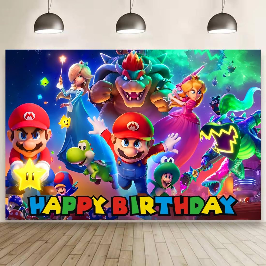 Wall Decor Backdrop for Birthday Decorations Kids Birthday Party Supplies (5x3ft)