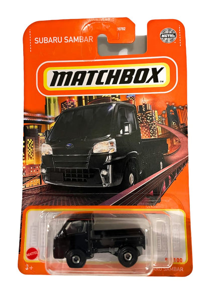 Matchbox Power Grabs Black Subaru Sambar 57/100