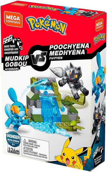 Mega Construx Pokemon Mudkip Vs. Poochyena