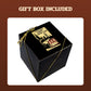 Alex Cramer Golden Gate Dice Cup Set - 5 White Dice, Drawstring Pouch & Book of Dice Games (Liars Dice Game) Included - Leather Dice Cup - Noiseless