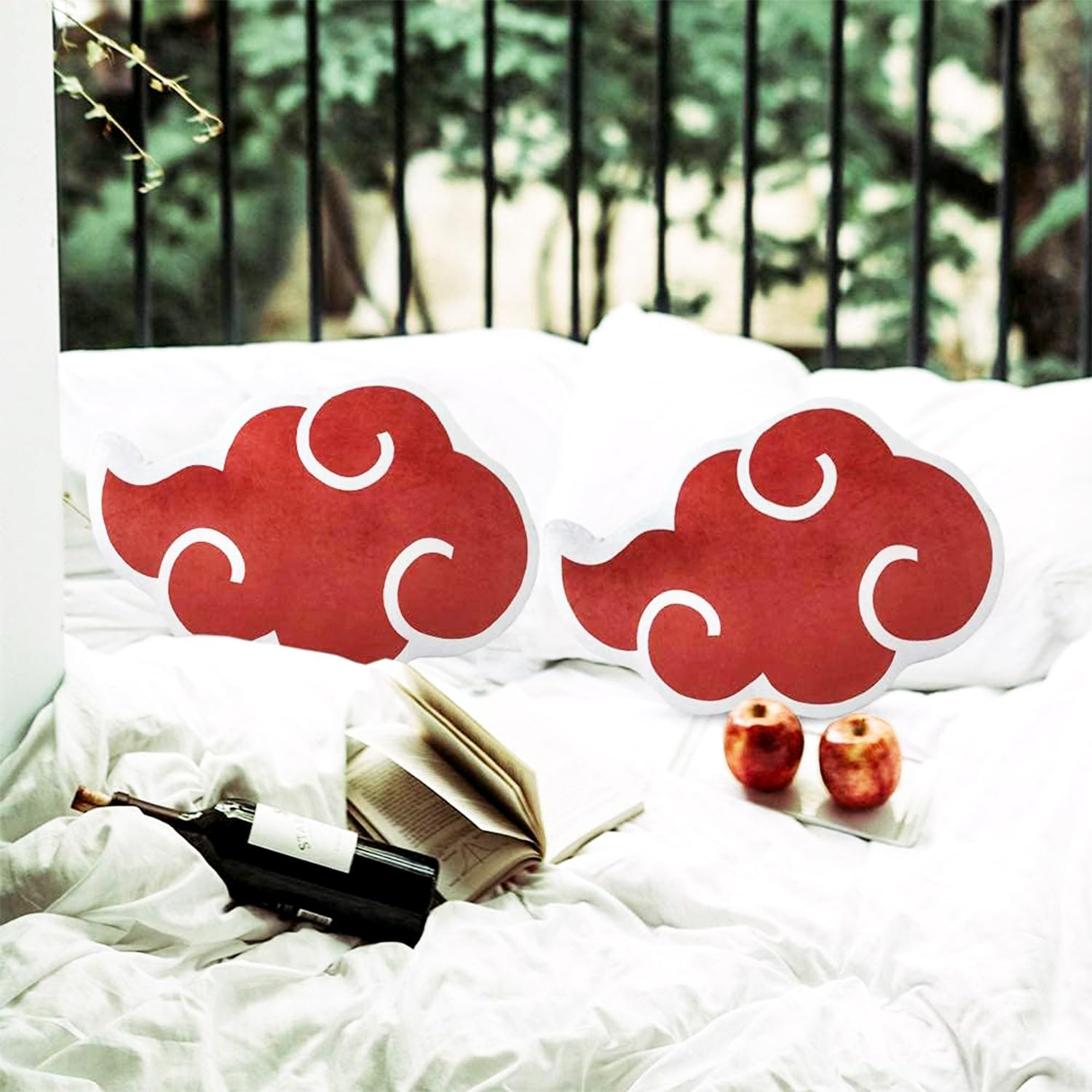 Naruto Plush Travel Pillow for Kids - Bundle with Plush Pillow Sham for Kids Bedroom Accessories Plus Figurative Stand, Stickers | Naruto Travel