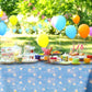 Creative Converting "On The Go" Plastic Table Cover, 54 by 108-Inch