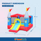 Bounceland Bounce House Castle with Basketball Hoop Inflatable Bouncer, Fun Slide, Safe Entrance Opening, UL Certified Strong Blower Included, 12 ft x