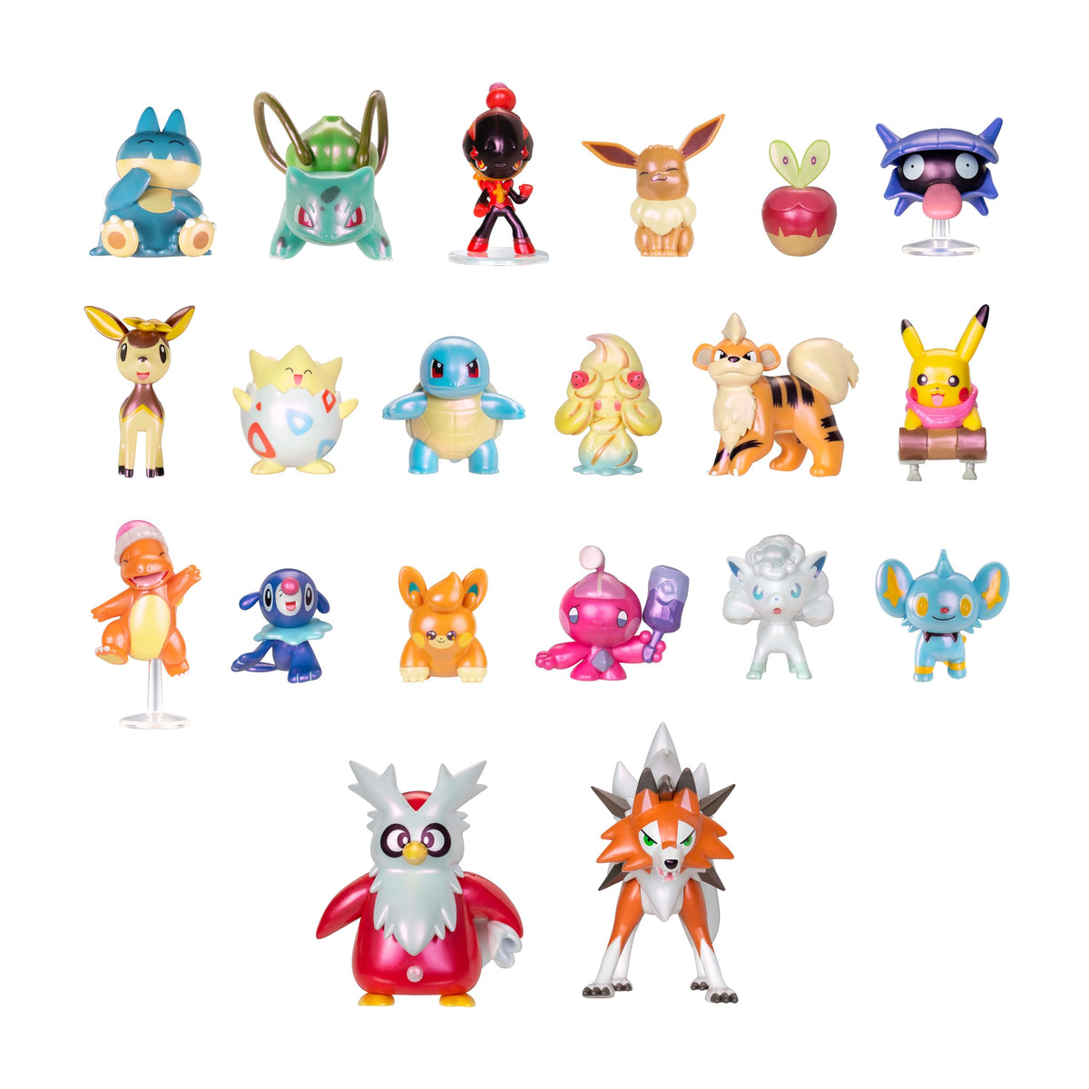 Pokémon Deluxe X-mas Advent Calendar 2025 PKW4117 - Multicoloured - Includes 24 Christmas Themed Fighting Figures + 4 Accessories - Official Pokemon
