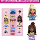 MEGA Barbie Pets Horse Toy Building Set with 3 Micro-Dolls and Accessories, 9 Pets, Easy-to-Build Horse Stables Playset,