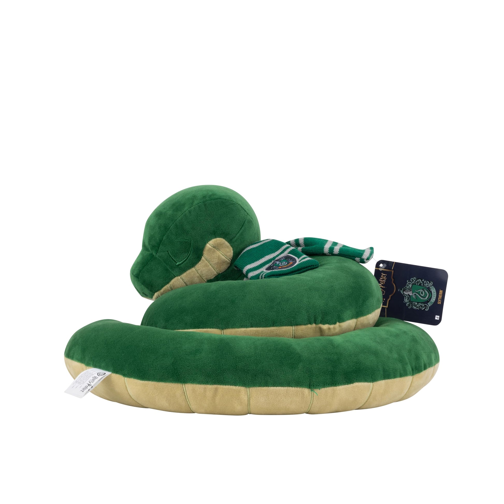 Jazwares Harry Potter Slytherin Snake 18-inch Sleeping Plush - Ultrasoft Officially Licensed Warner Brothers Product Ages 2+