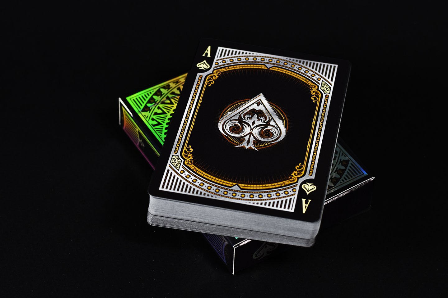 Gamblers Warehouse Alloy Copper Playing Cards Poker Deck Custom Design Foiled Back New