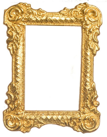 International Miniatures by Classics Dollhouse Miniature Gold Tone Picture Frame