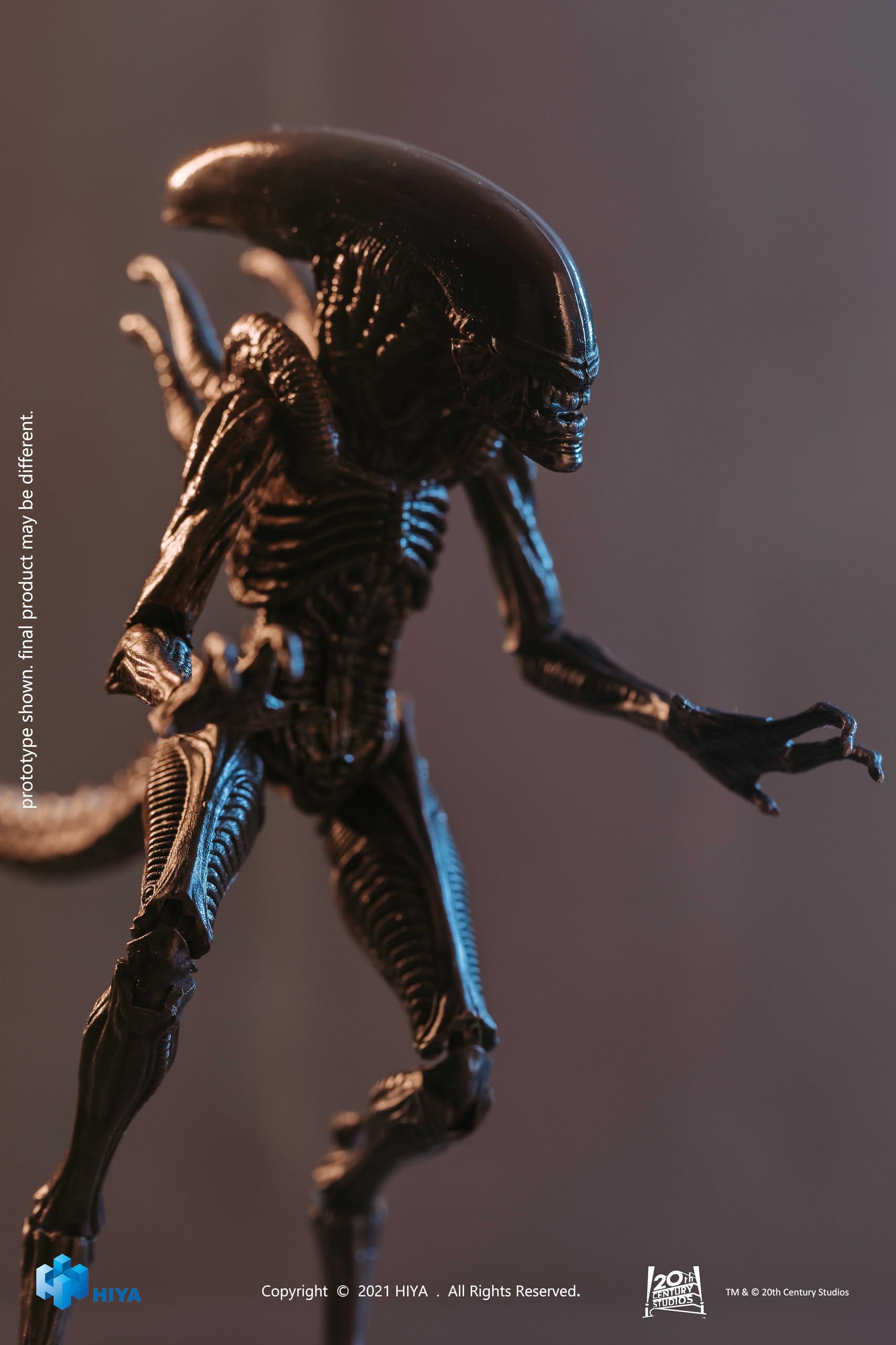 Hiya Toys Exquisite Mini Series 1/18 Scale 5 Inch Alien RESSURECTION Lead Alien Warrior Action Figure