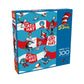 Buffalo Games - Dr. Seuss Enterprises - The Cat in the Hat Stripes - Jigsaw Puzzle for Adults - Challenging Puzzle Perfect for Game Nights - Finished