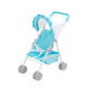 Olivia's Little World Baby Doll 3pc Nursery Set - Crib, High Chair & Stroller, Blue & White