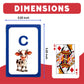 The Fidget Game ABC Flash Card Game, Learn Uppercase & Lowercase Letters