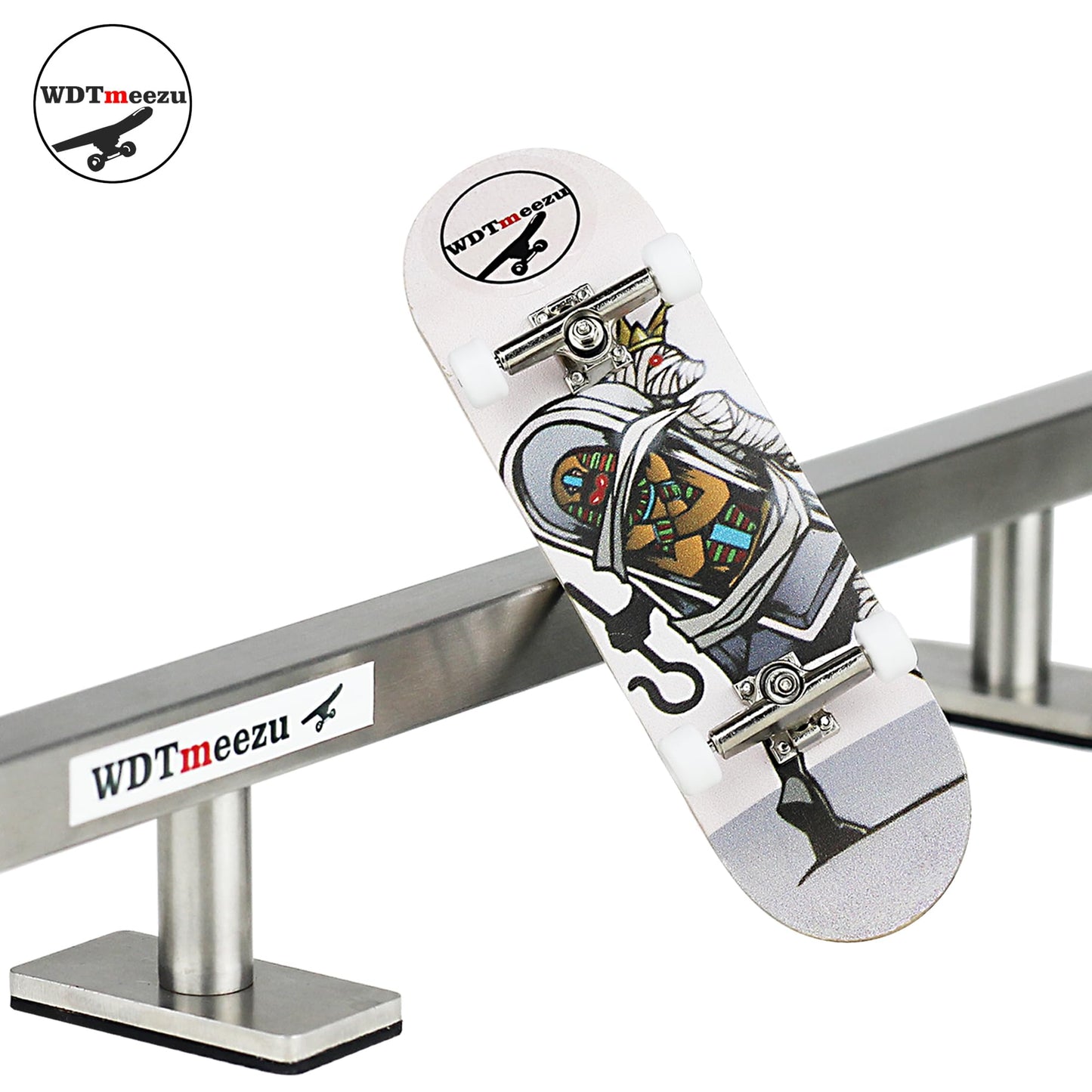 WDTMEEZU Wood Finger Skateboard Professional Fingerboards Wheels with Bearings Mini Fingerboard-30mm Pharaoh