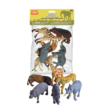 Wild Republic Polybag Africa Figurines - 12"