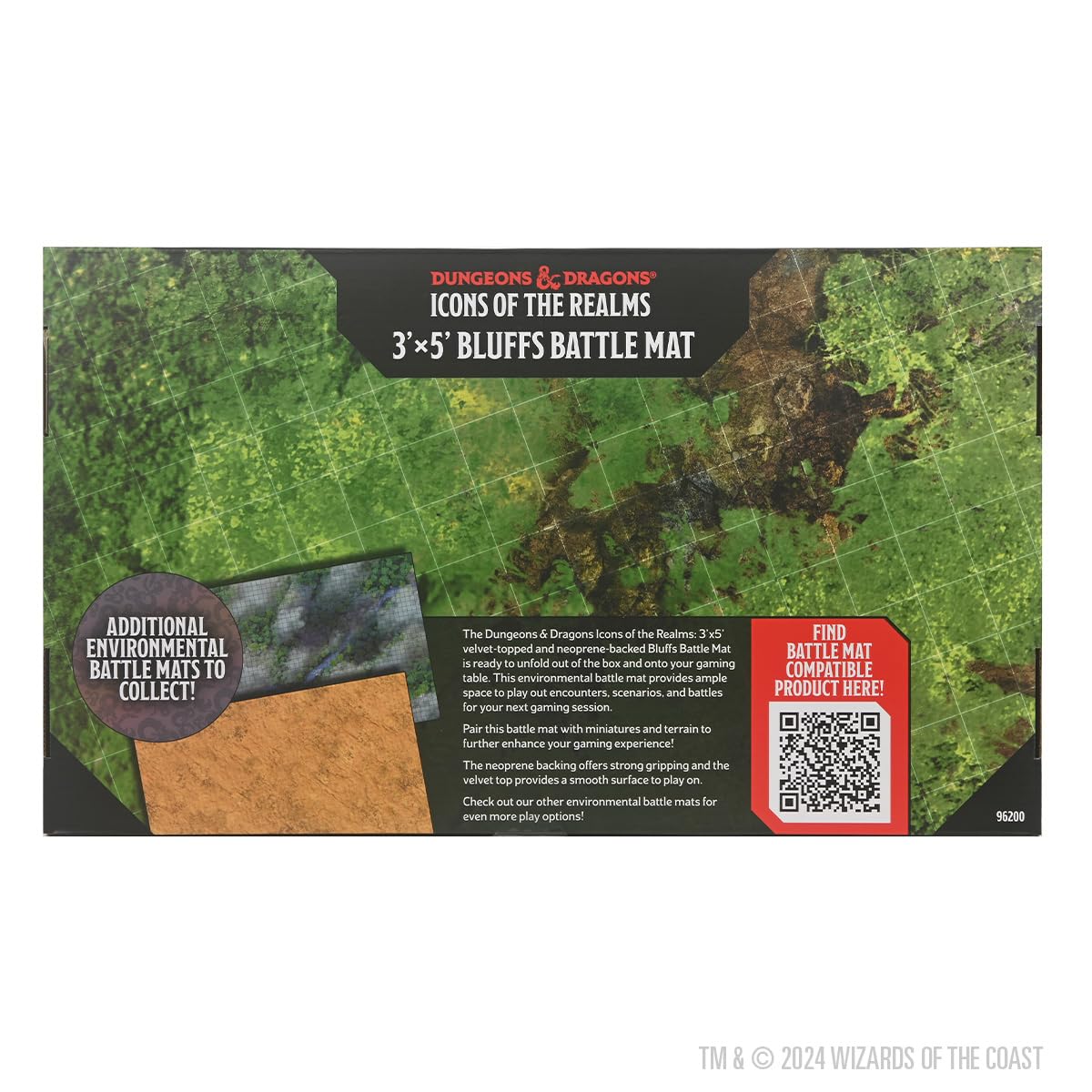 WizKids D&D Icons of The Realms: Battle Mat (Plains Battle Mat)