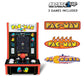Arcade1Up Pac-Man Countercade Countertop Arcade Machine with 3 Retro Games, 7" LCD Screen and Full Size Real Feel Joysticks and Buttons