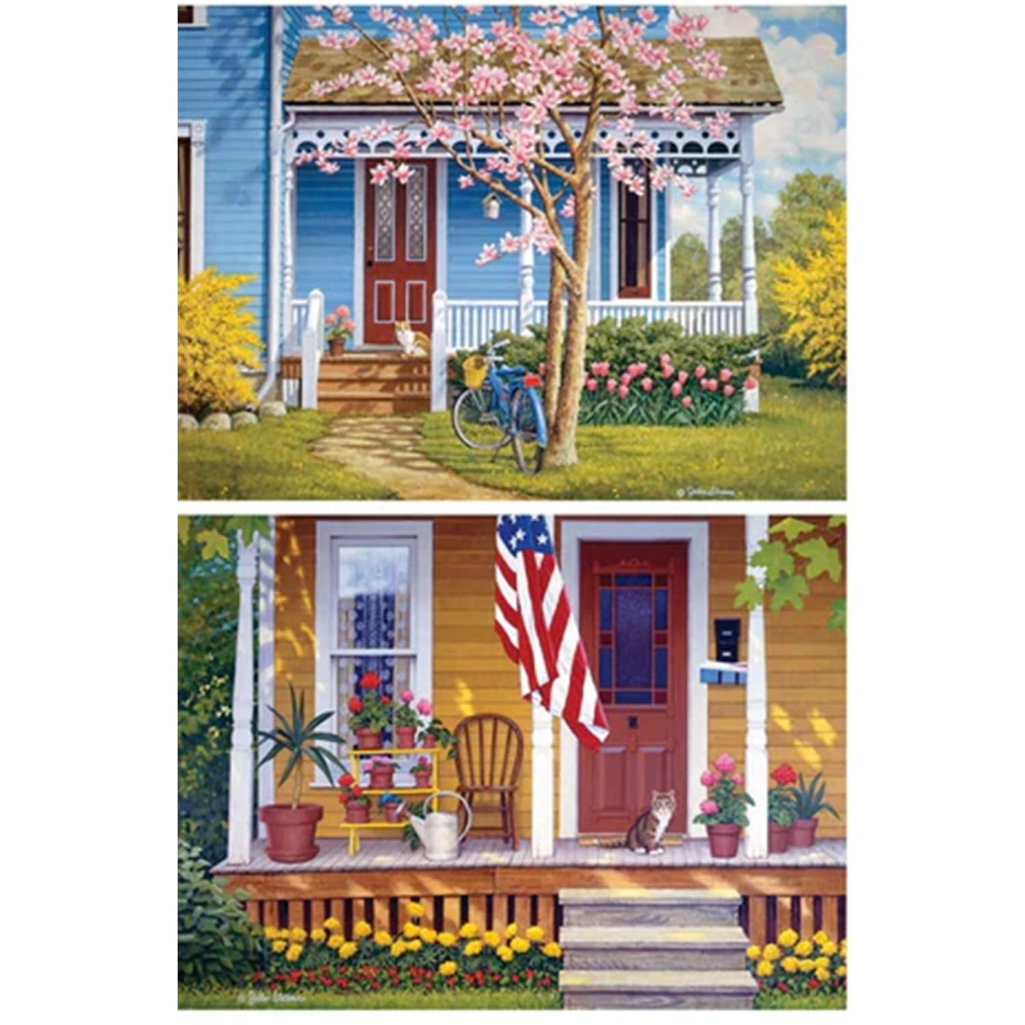 Bits and Pieces 4-in-1 Jigsaw Puzzle, 1000 Piece Puzzles, 20x27