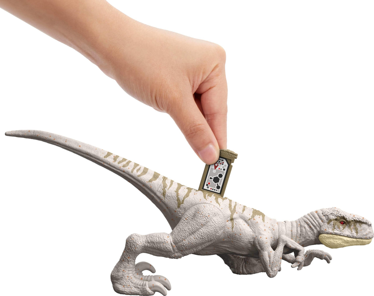 Mattel Jurassic World: Chaos Theory Set with 2 Action Figures, Encounter Pack with 3.75-inch Scale Darius & Atrociraptor Ghost Plus 2 Accessories