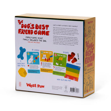 WEST PAW Dog's Best Friend Game™ - Fun Family Game for Kids & Adults - Board, Challenge, & Dog Training Tip Cards Encourage Connection & Positive
